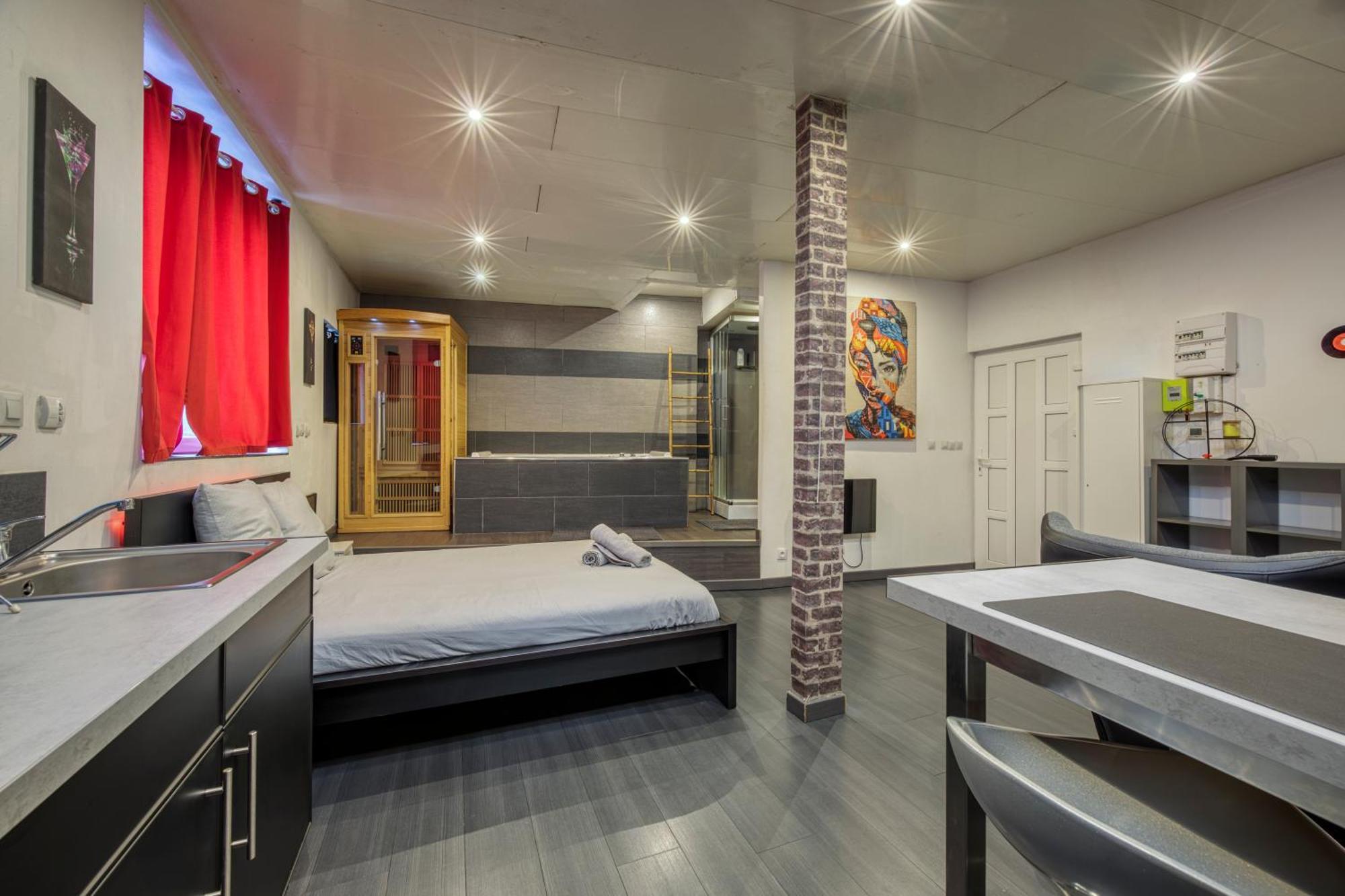 Apartment Street Loft With Sauna Saint-Etienne (Loire)